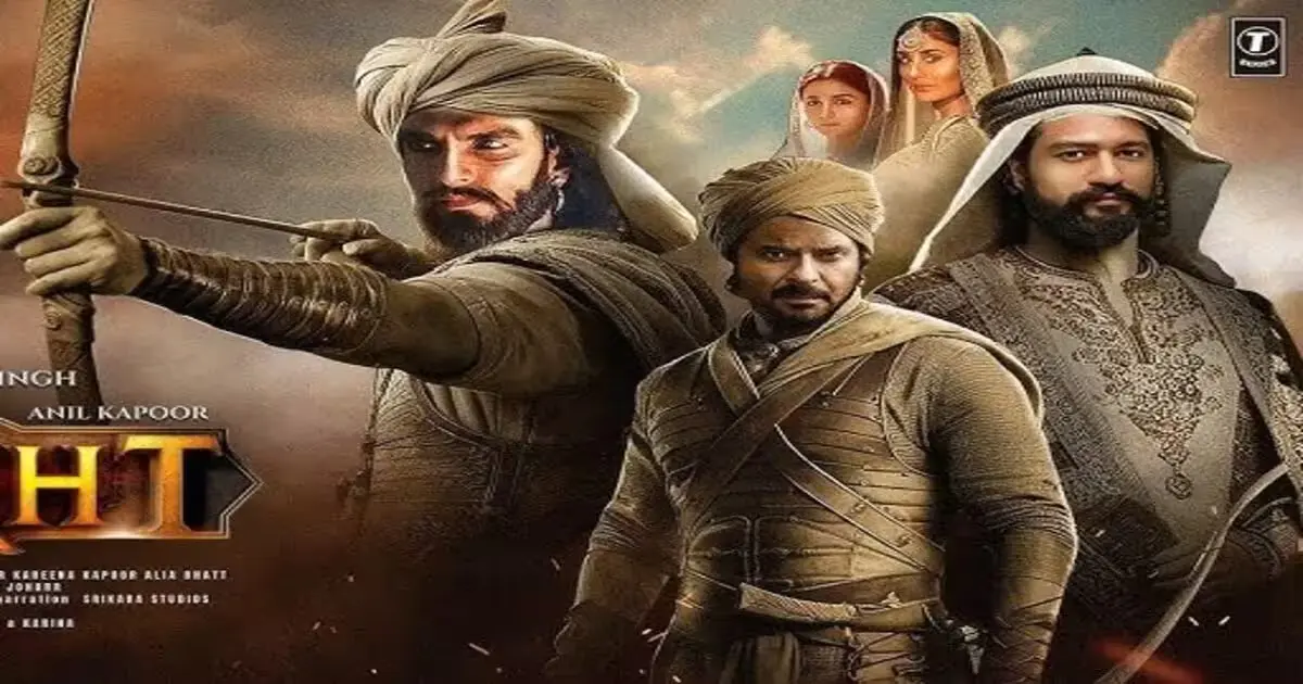 Bollywood biggest movie Takht